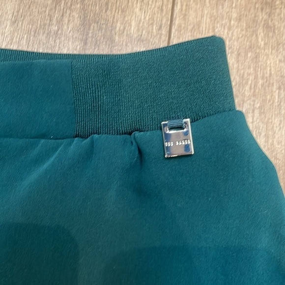 Ted Baker London Aliadd High Waist Pants Trousers Tapered Leg Pull On Green 6 - Picture 5 of 11